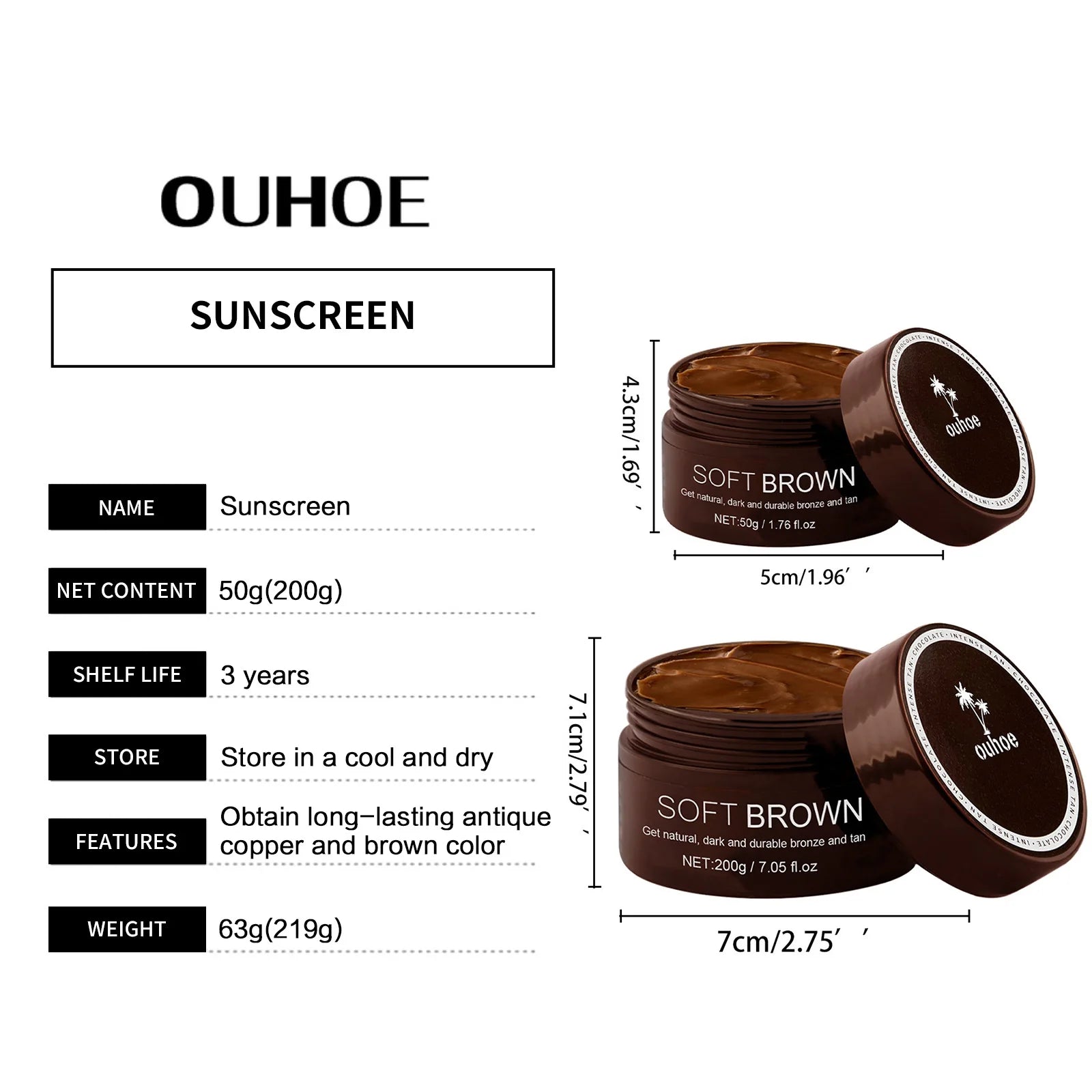 Bronzing Tanning Gel – Natural Self-Tanning Booster for Face & Body | 50g / 200g