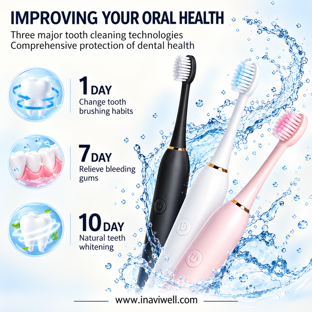 Six-Speed Rechargeable Sonic Electric Toothbrush | Smart Oral Care for Adults & Children