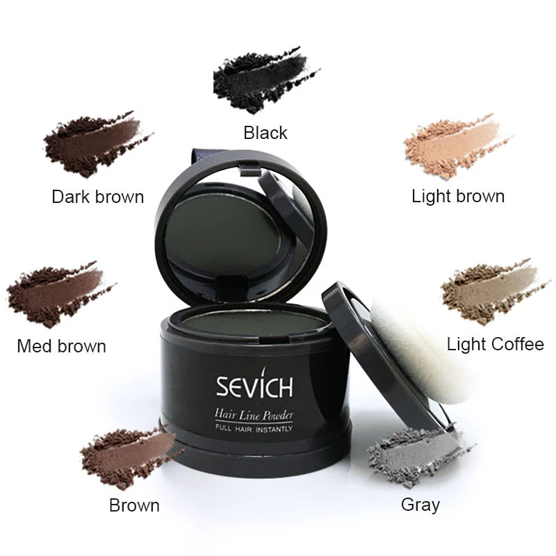 Sevich Hairline Powder – Instant Root & Hairline Concealer for Men & Women | 4g