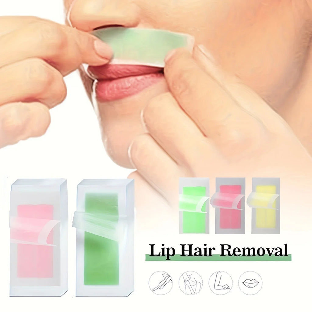 Professional Cold Wax Strips for Face & Body Hair Removal – Smooth & Easy Waxing | 6 / 10 / 20 Sticks