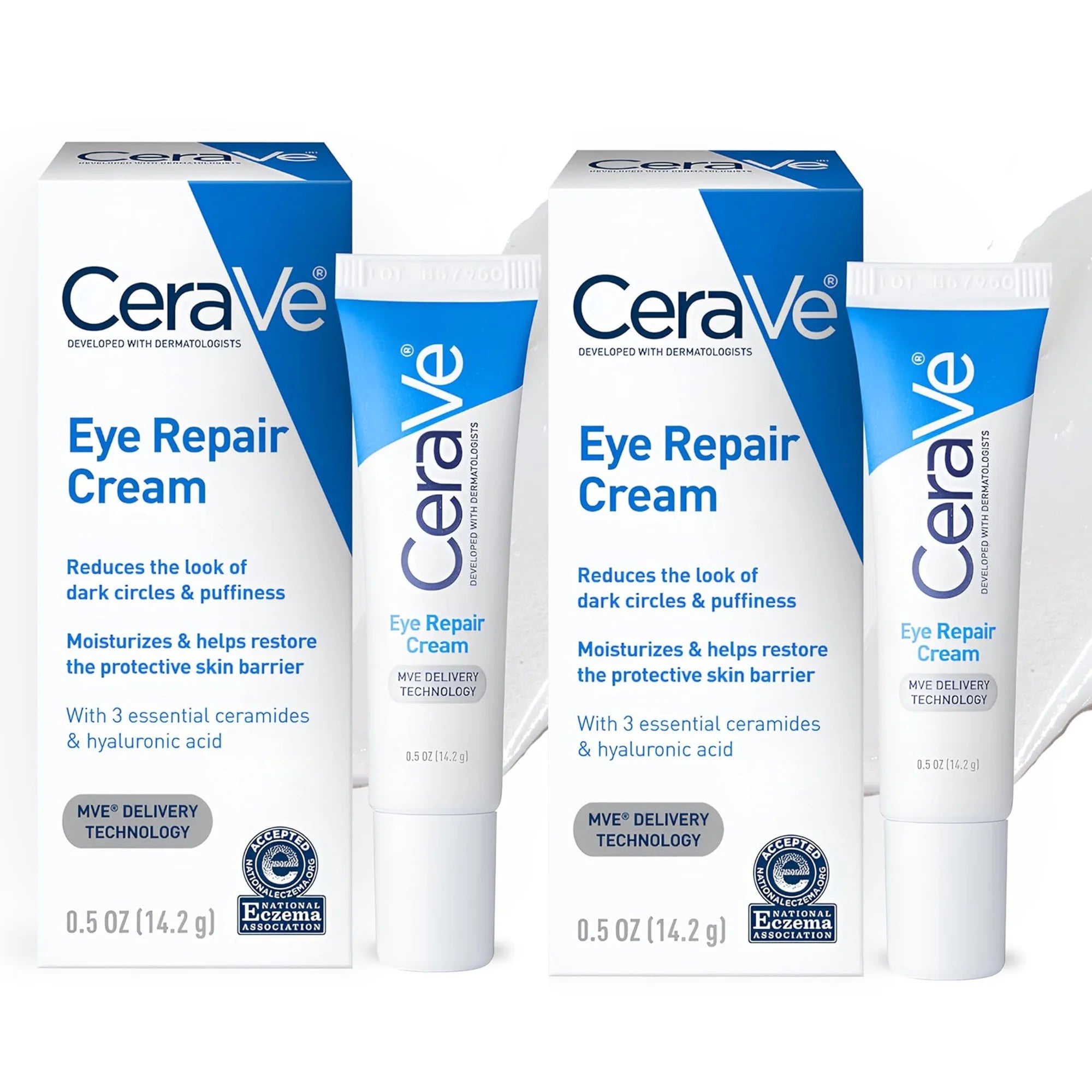 CeraVe Eye Repair Cream – Daily Under-Eye Hydration & Smoothing Care for All Skin Types