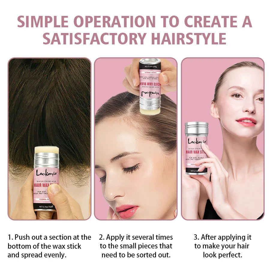 Hair Styling Wax Stick – Anti-Frizz Flyaway Control for Smooth &amp; Sleek Hair | 16g