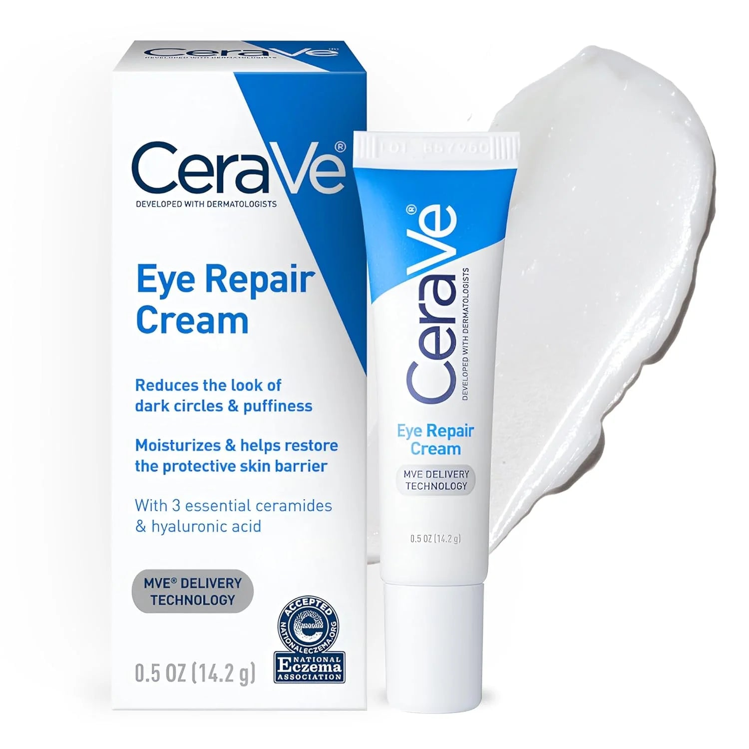 CeraVe Eye Repair Cream – Daily Under-Eye Hydration & Smoothing Care for All Skin Types