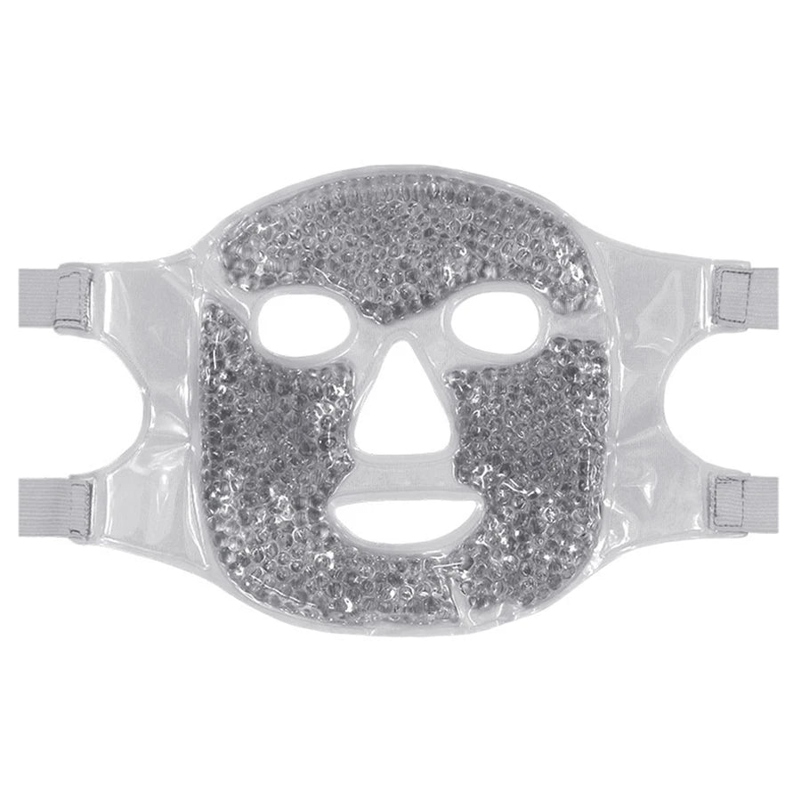 Cooling Gel Face & Eye Mask – Reusable Hot & Cold Therapy Mask for Face, Eyes & Spa Care