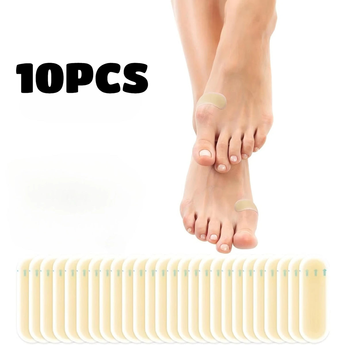 Invisible Hydrocolloid Heel Protection Patches | Anti-Friction & Blister Care | INAVI Well