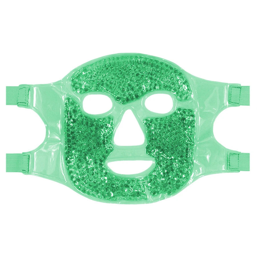 Cooling Gel Face & Eye Mask – Reusable Hot & Cold Therapy Mask for Face, Eyes & Spa Care