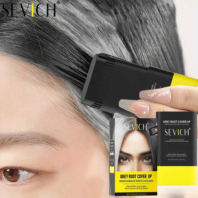 Hair Color Touch-Up Stick – Instant Gray Hair & Root Concealer for Men & Women | Waterproof | 15g