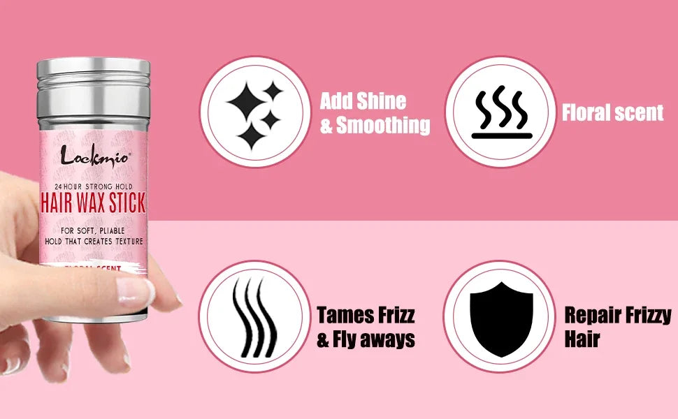 Hair Styling Wax Stick – Anti-Frizz Flyaway Control for Smooth &amp; Sleek Hair | 16g