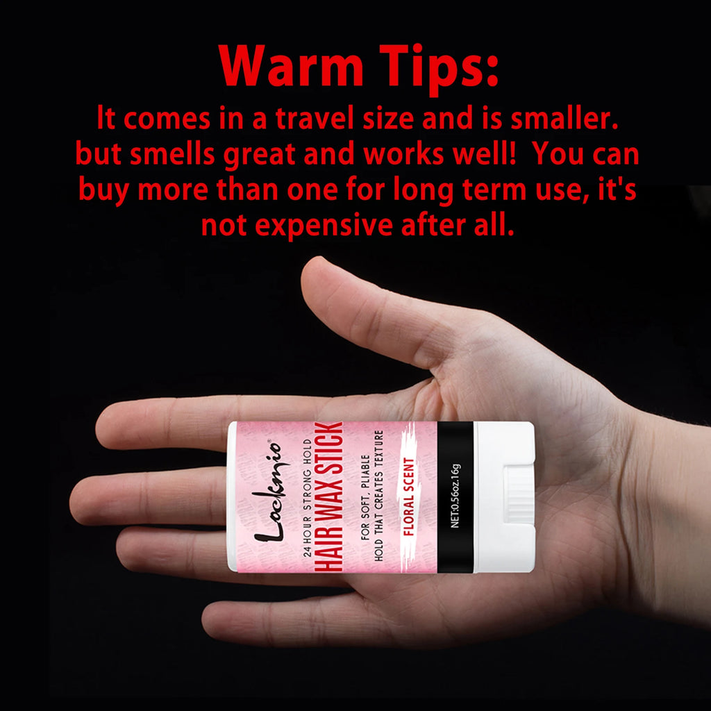 Hair Styling Wax Stick – Anti-Frizz Flyaway Control for Smooth &amp; Sleek Hair | 16g
