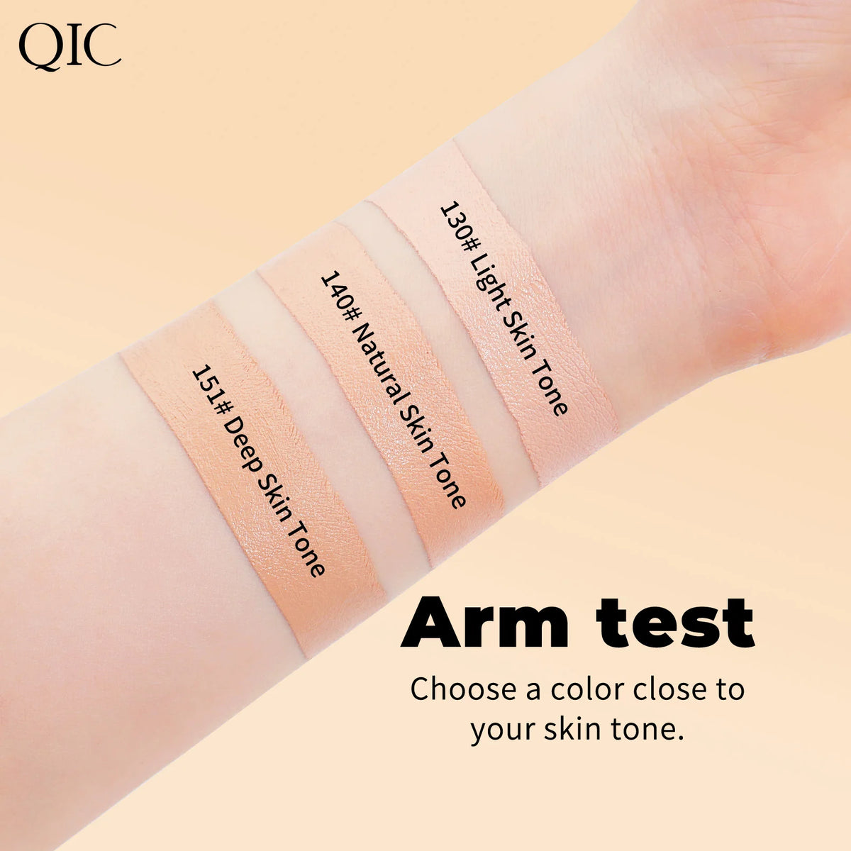 QIC Full Coverage Concealer Q527 | Tattoo & Scar Cover | Waterproof Finish