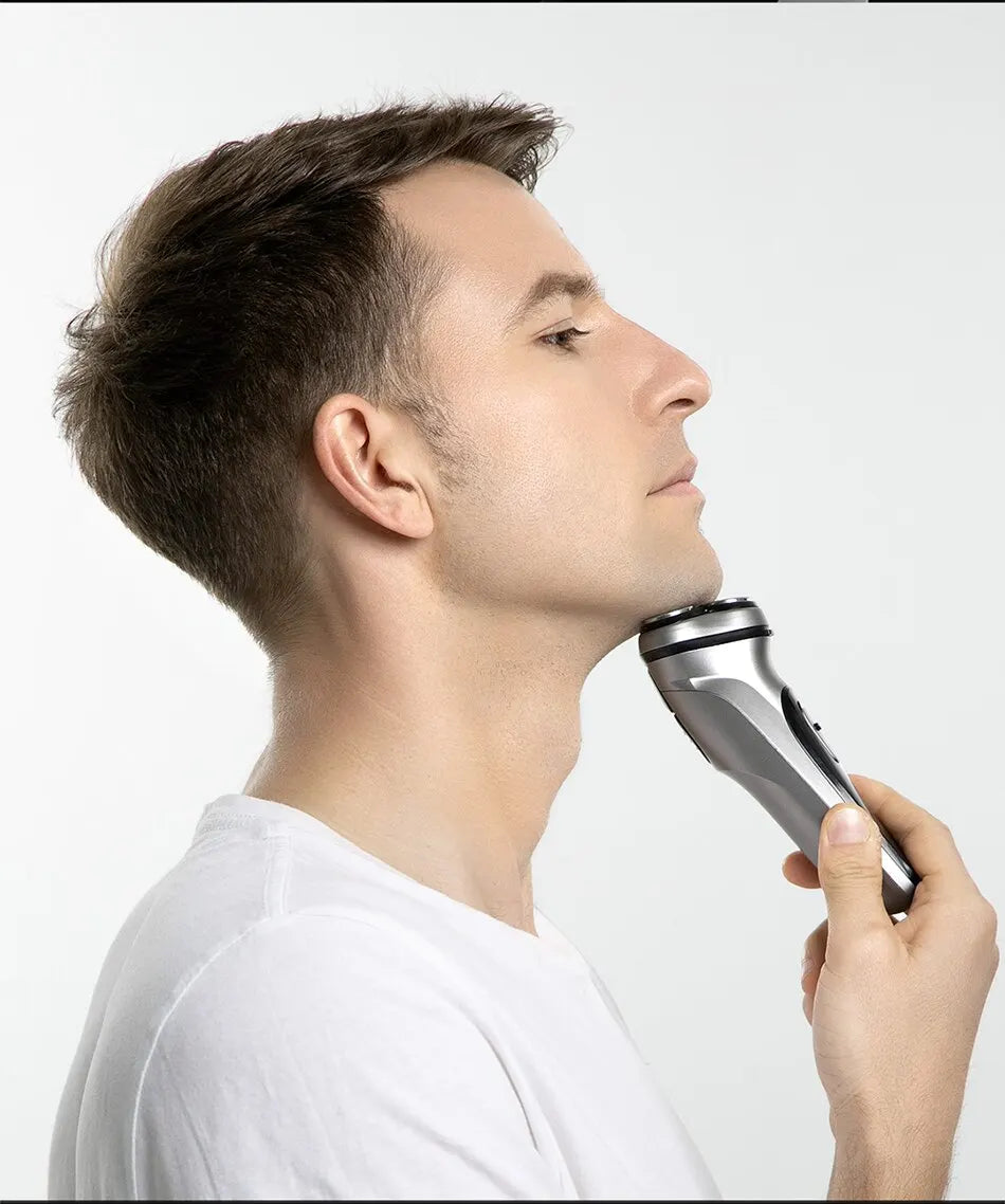 ENCHEN Blackstone Electric Rotary Shaver – 3D Floating Blades | USB Type-C Rechargeable Beard Trimmer
