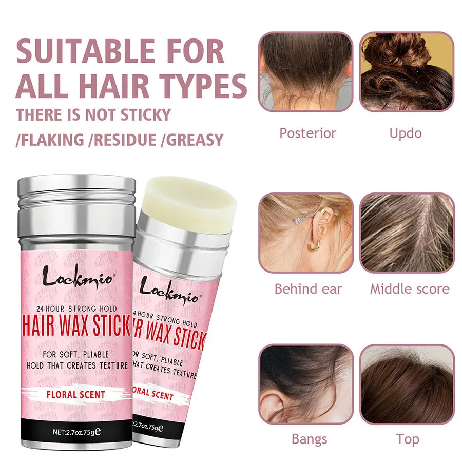 Hair Styling Wax Stick – Anti-Frizz Flyaway Control for Smooth &amp; Sleek Hair | 16g