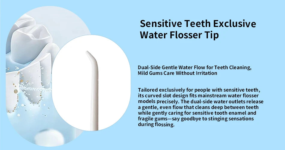 H2OFLOSS Cordless Water Flosser – Portable Oral Irrigator