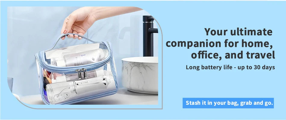 H2OFLOSS Cordless Water Flosser – Portable Oral Irrigator