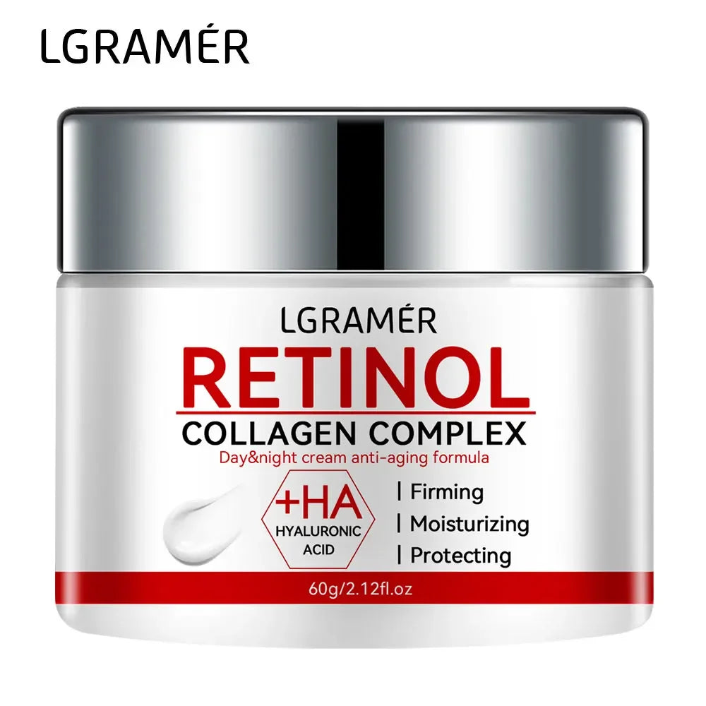 Retinol Collagen Face Cream – Firming, Hydrating & Anti-Wrinkle Moisturizer (30g / 60g)
