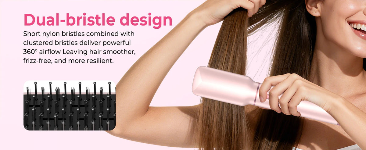 5-in-1 Hot Air Hair Styler | Dryer, Curler, Straightener & Volumizing Brush