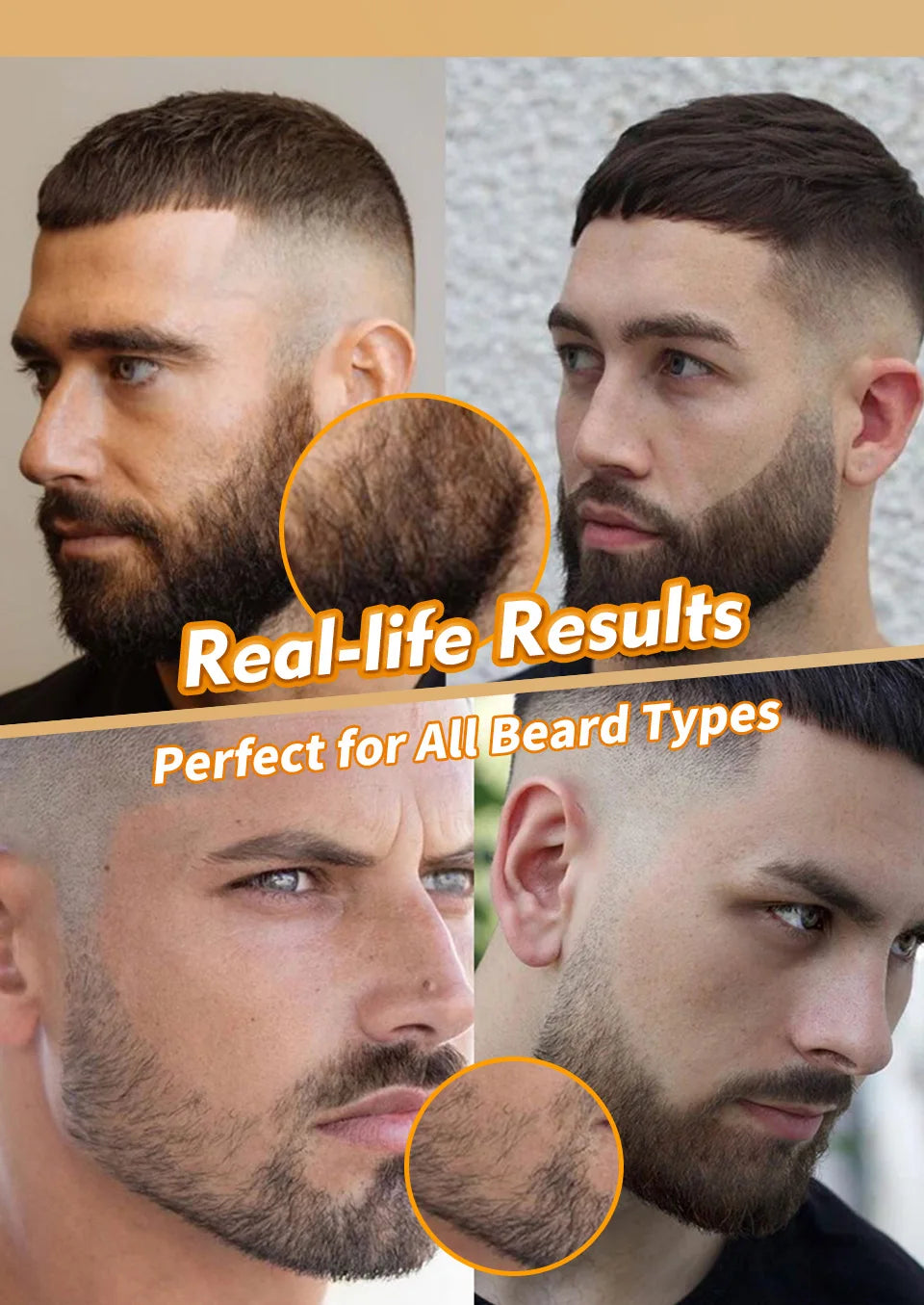 Sevich Waterproof Beard Filler Pen – Instant Beard & Mustache Touch-Up | Natural-Looking Coverage