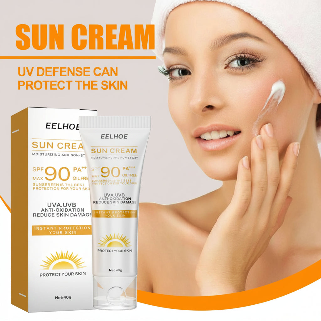 EELHOE Hydrating UV Defense Cream – Lightweight Moisturizing Sunscreen for Face & Body (40g)
