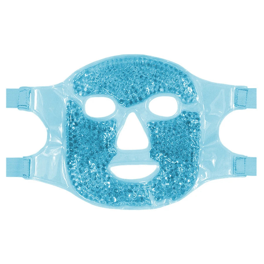 Cooling Gel Face & Eye Mask – Reusable Hot & Cold Therapy Mask for Face, Eyes & Spa Care