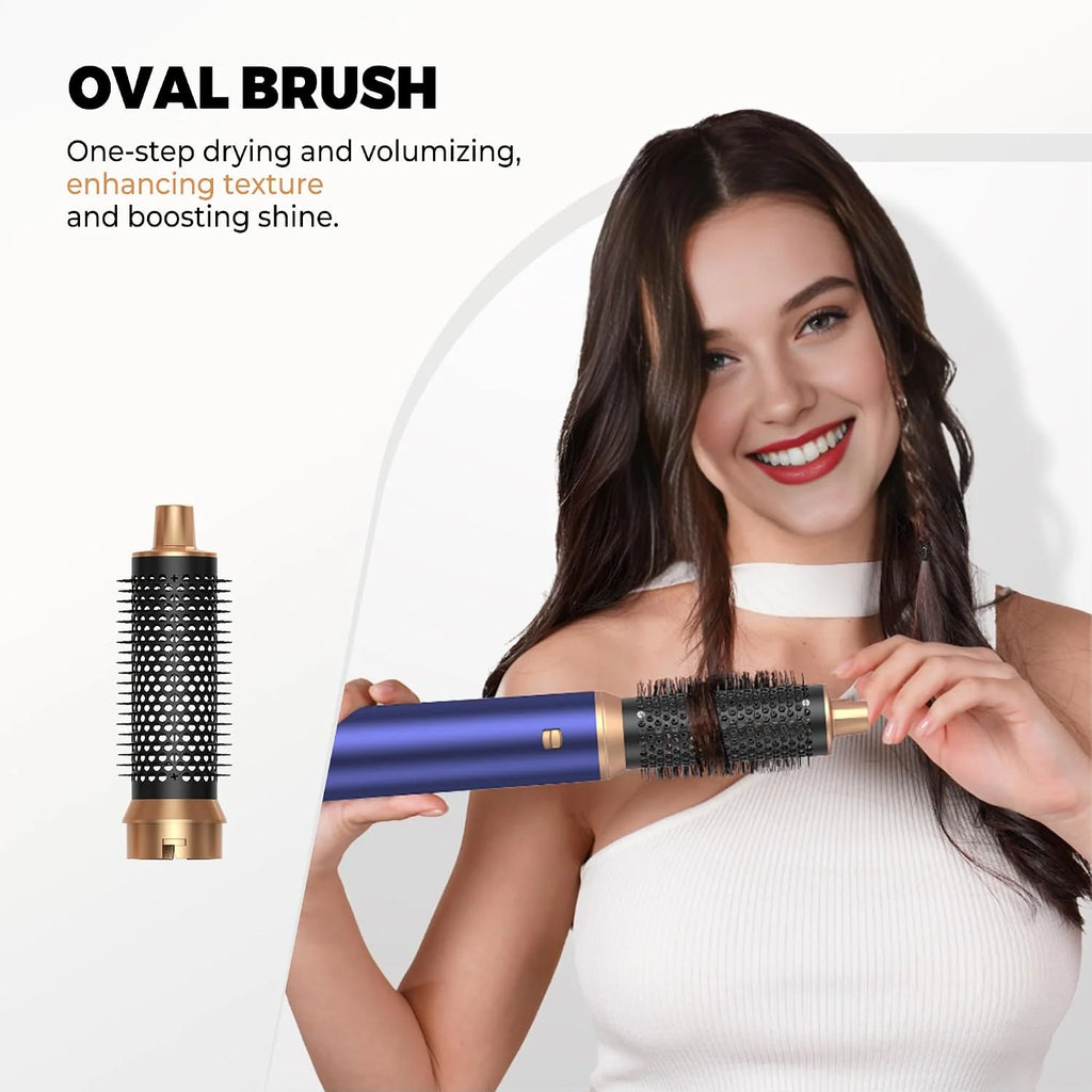 UKLISS 638 5-in-1 Hot Air Styling Brush Set | Dry, Curl, Straighten & Smooth