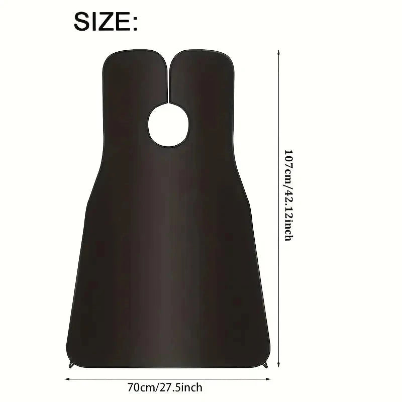 Beard Grooming Bib – Mess-Free Shaving Apron with Suction Cups for Easy Cleanup