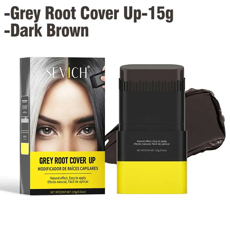 Hair Color Touch-Up Stick – Instant Gray Hair & Root Concealer for Men & Women | Waterproof | 15g
