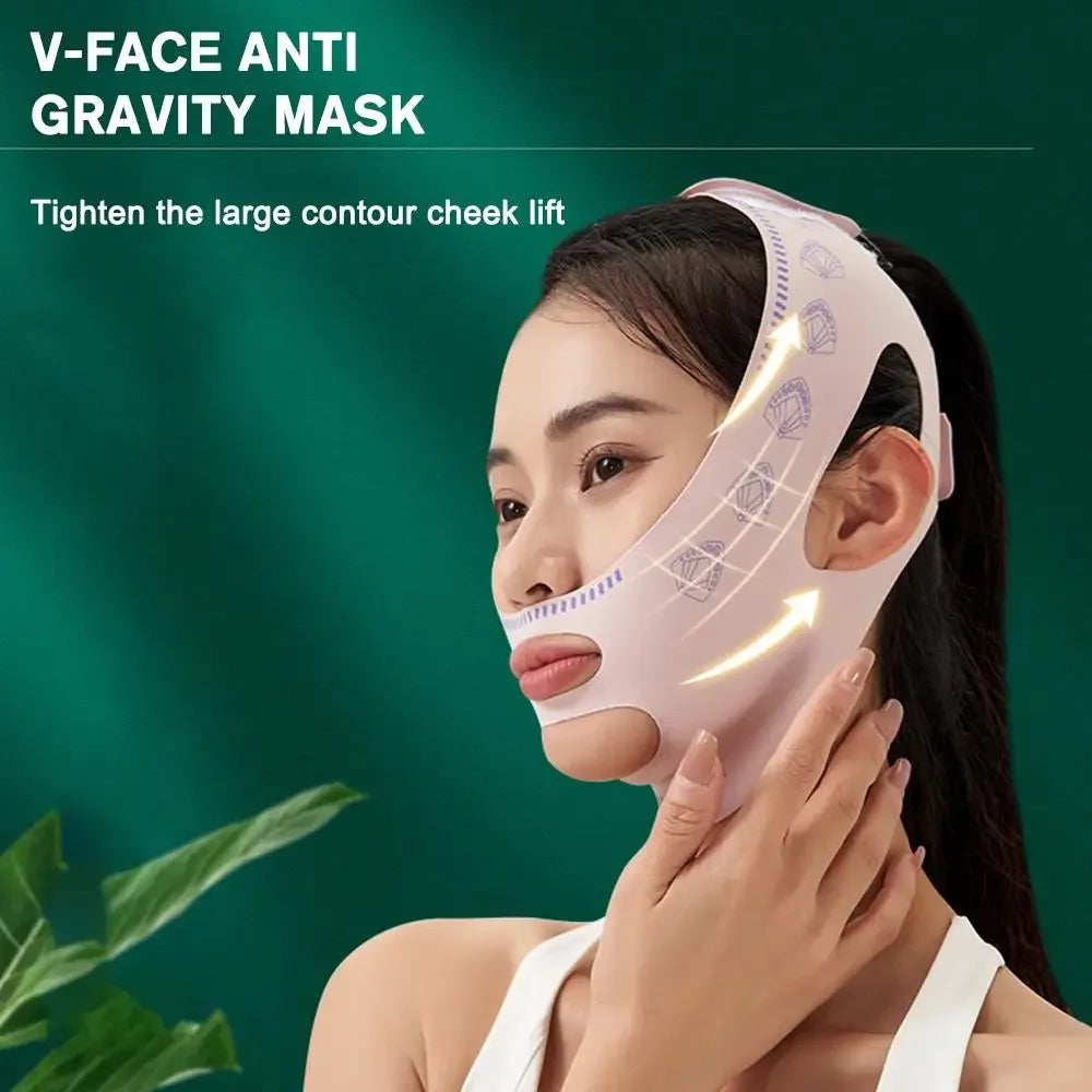 V-Line Chin Support Band – Reusable Face Contouring & Jawline Support Mask