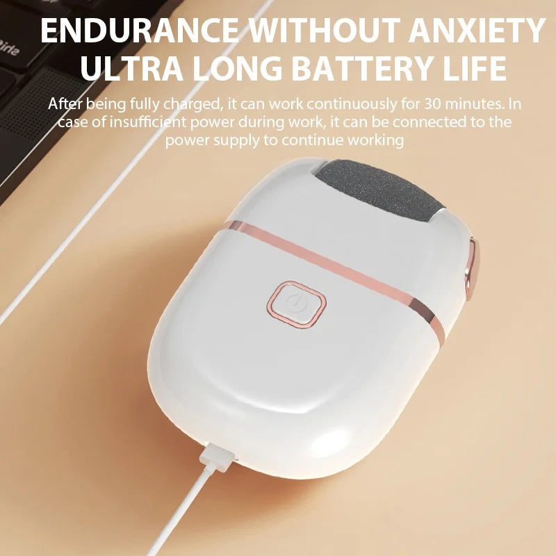 Rechargeable Electric Foot Callus Remover | 3 Grinding Heads | INAVI Well