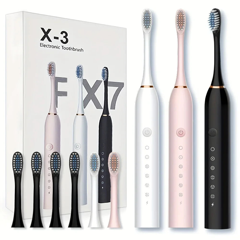 Six-Speed Rechargeable Sonic Electric Toothbrush | Smart Oral Care for Adults & Children