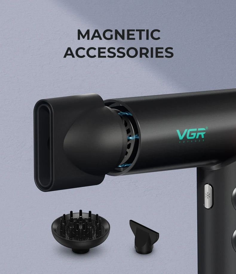 VGR Professional Hair Dryer V-401 | 110,000 RPM Brushless Motor