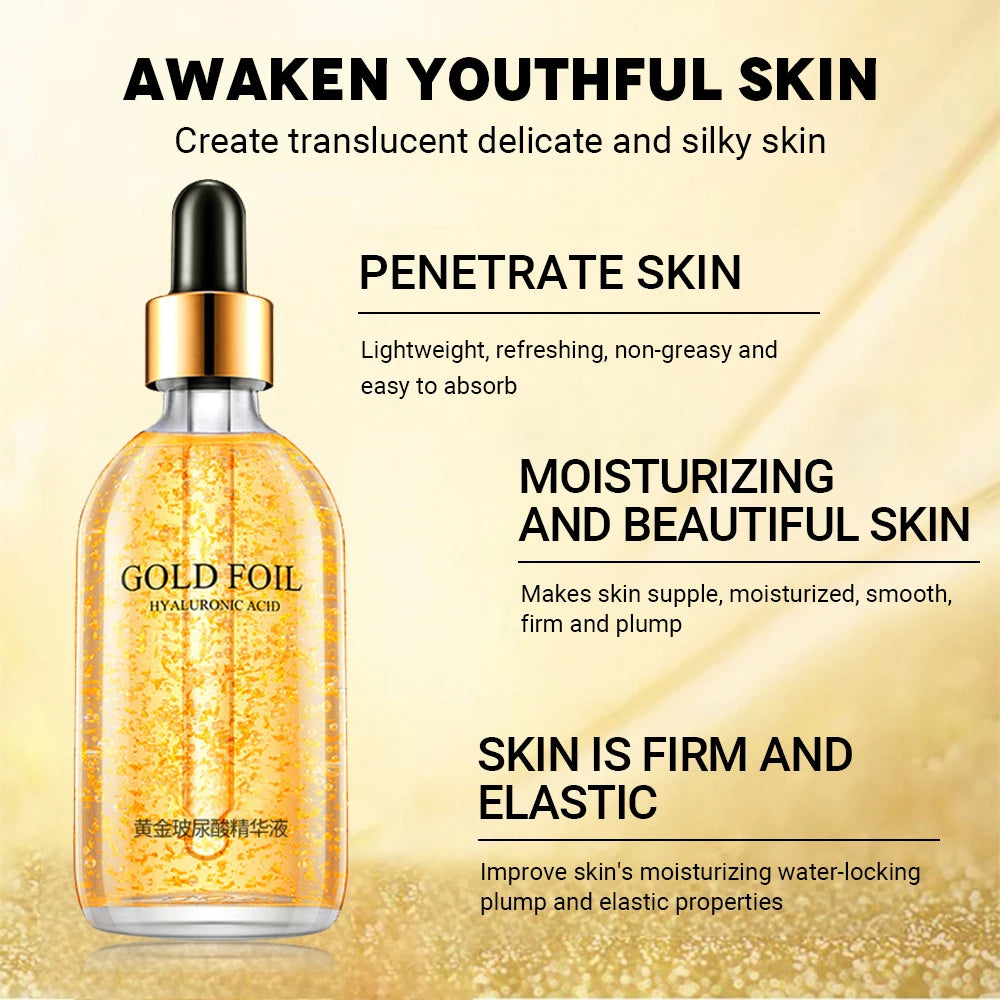 REAROYA 24K Gold Hyaluronic Acid & Niacinamide Face Serum | 100ml