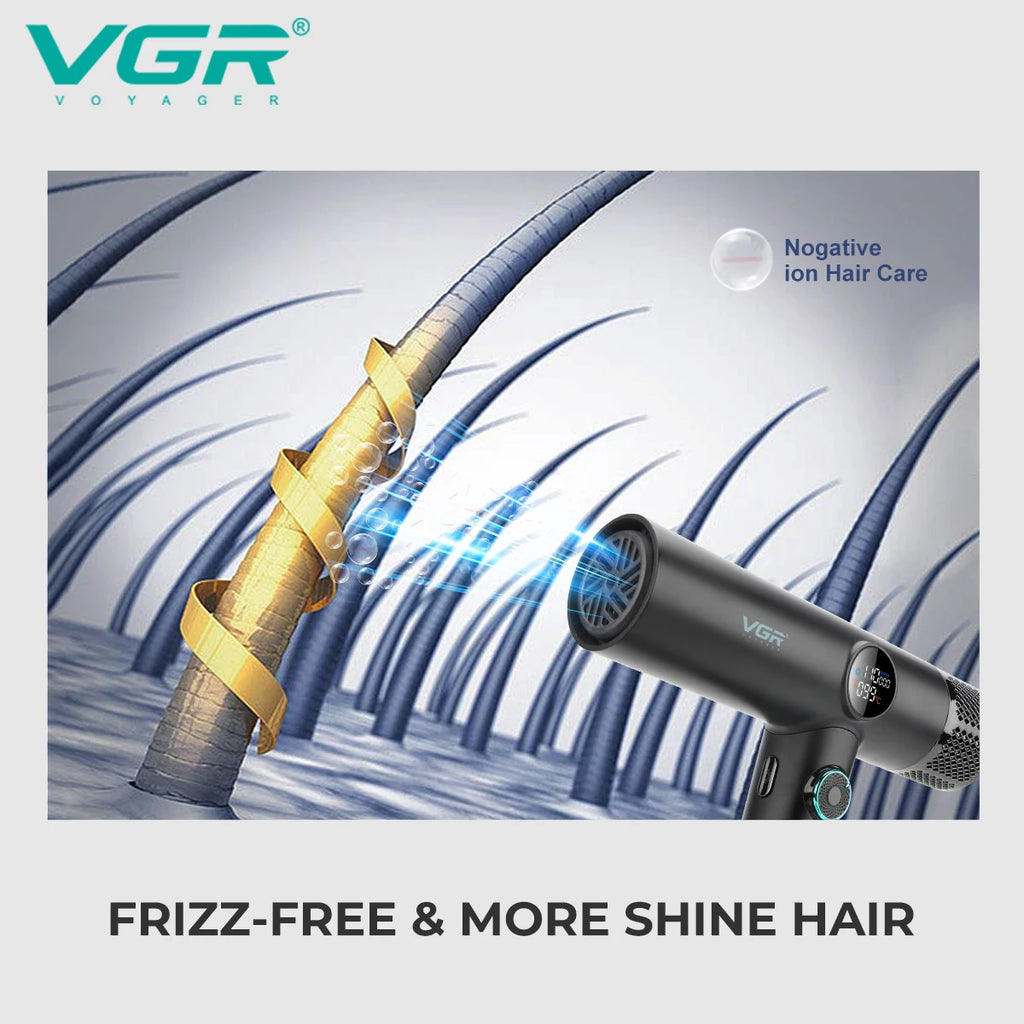 VGR Professional Hair Dryer V-401 | 110,000 RPM Brushless Motor