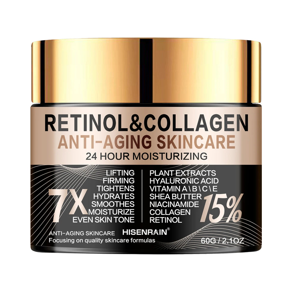 HISENRAIN Retinol & Collagen Face Cream | Anti-Aging Moisturizer 30g / 60g
