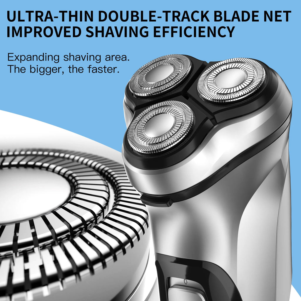 ENCHEN Blackstone Electric Rotary Shaver – 3D Floating Blades | USB Type-C Rechargeable Beard Trimmer