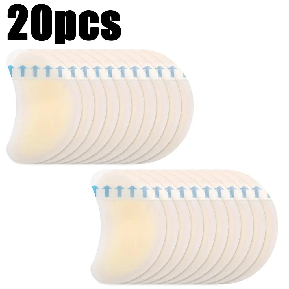 Invisible Hydrocolloid Heel Protection Patches | Anti-Friction & Blister Care | INAVI Well