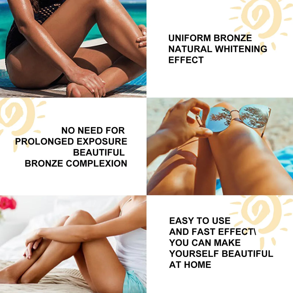 Bronzing Tanning Gel – Natural Self-Tanning Booster for Face & Body | 50g / 200g