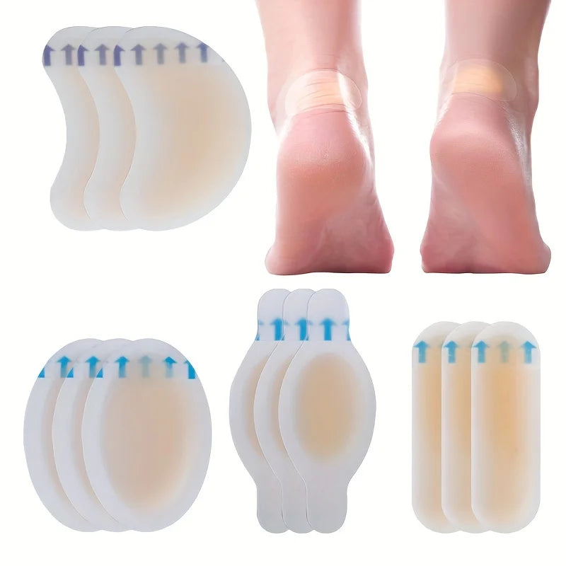 Invisible Hydrocolloid Heel Protection Patches | Anti-Friction & Blister Care | INAVI Well