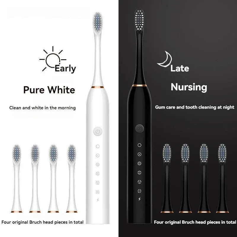 Six-Speed Rechargeable Sonic Electric Toothbrush | Smart Oral Care for Adults & Children
