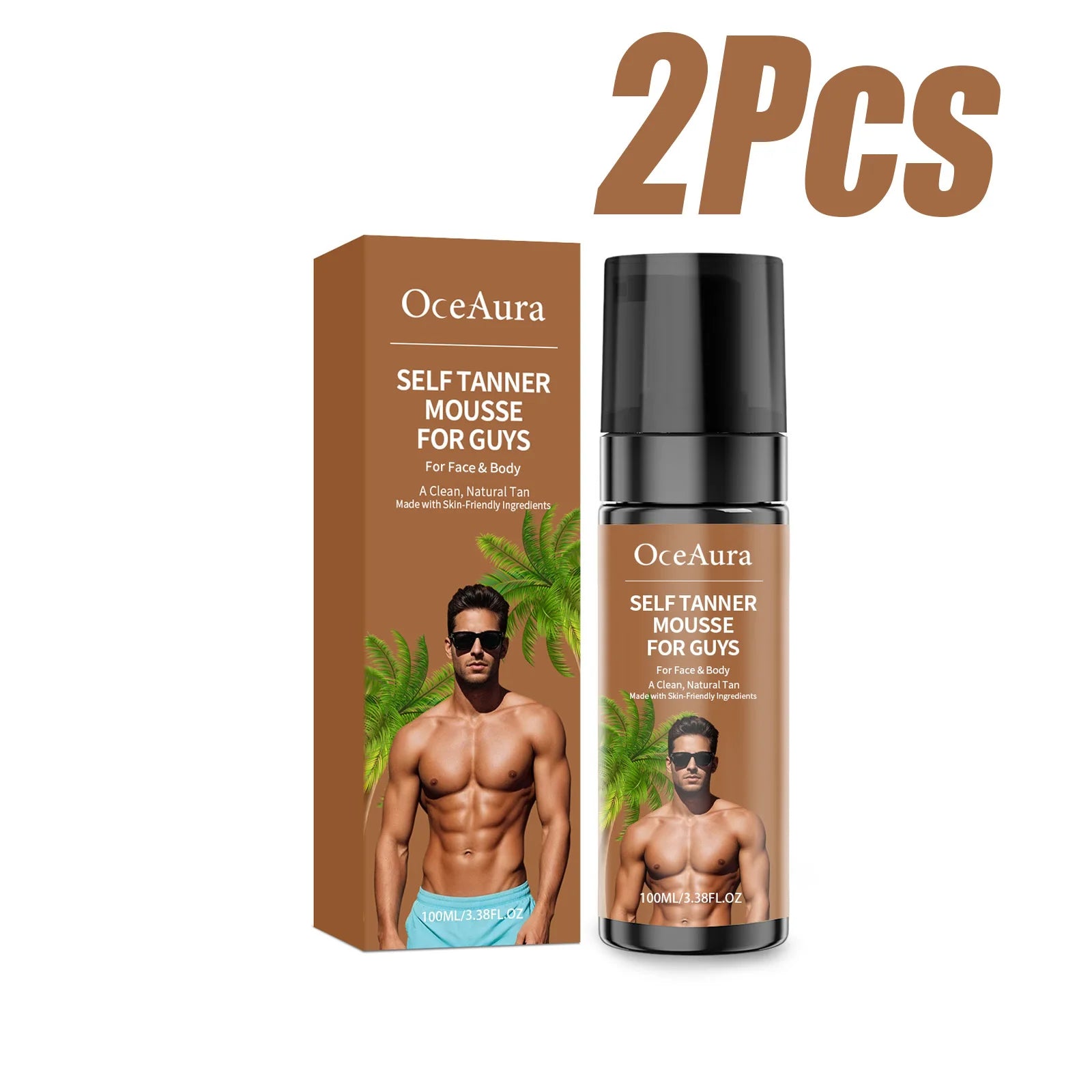 Self-Tanning Mousse – Natural Sunless Tan | Streak-Free & Quick-Drying | 100ml