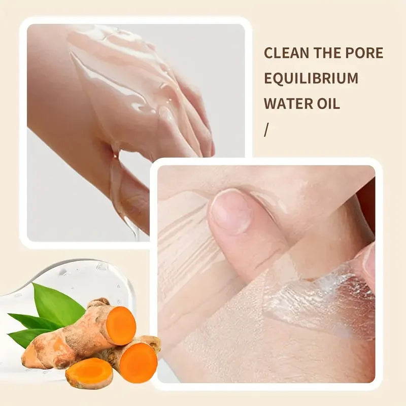 Kojic Acid & Turmeric Overnight Peel-Off Face Mask | Collagen Brightening Care 100ml