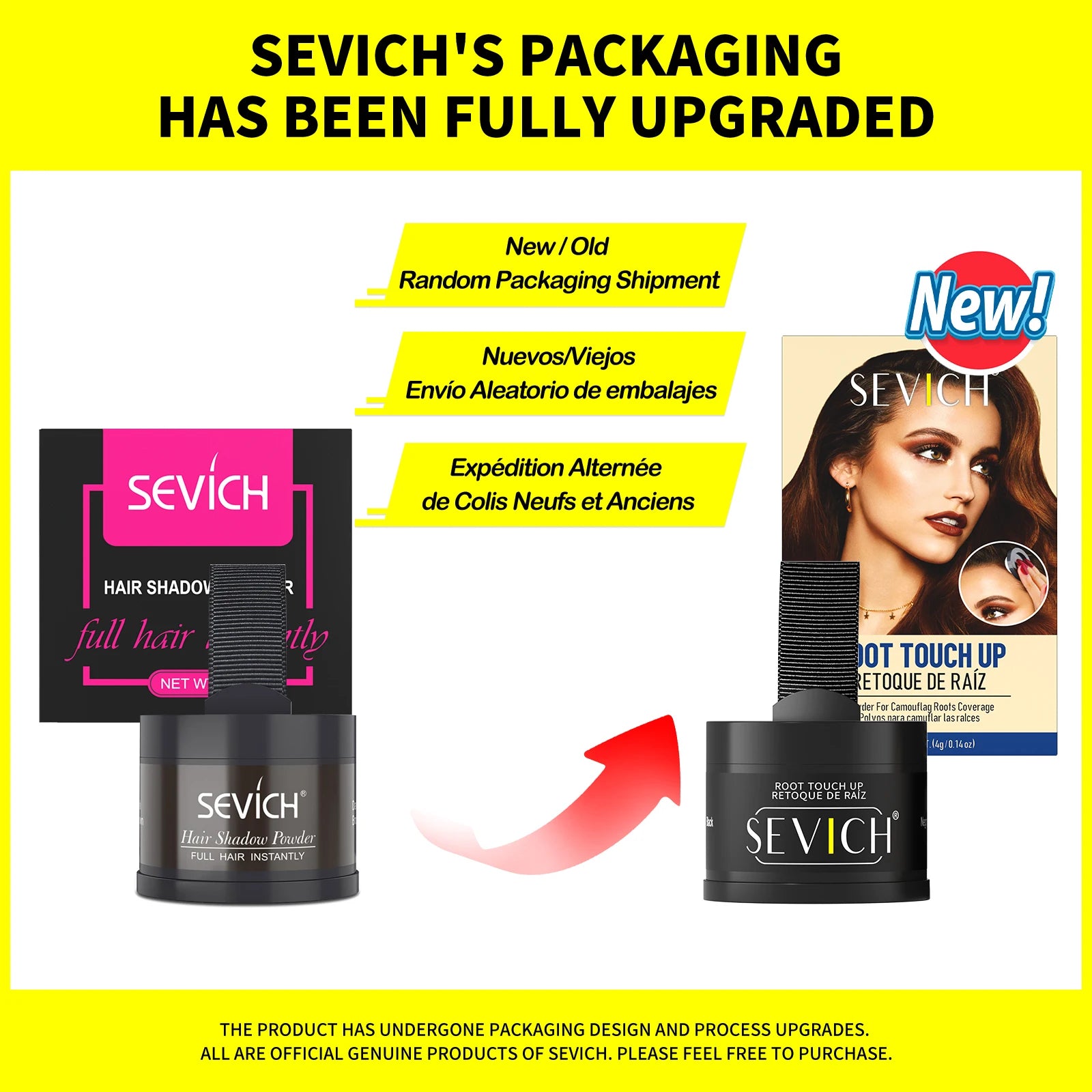 Sevich Hairline Powder – Instant Root & Hairline Concealer for Men & Women | 4g