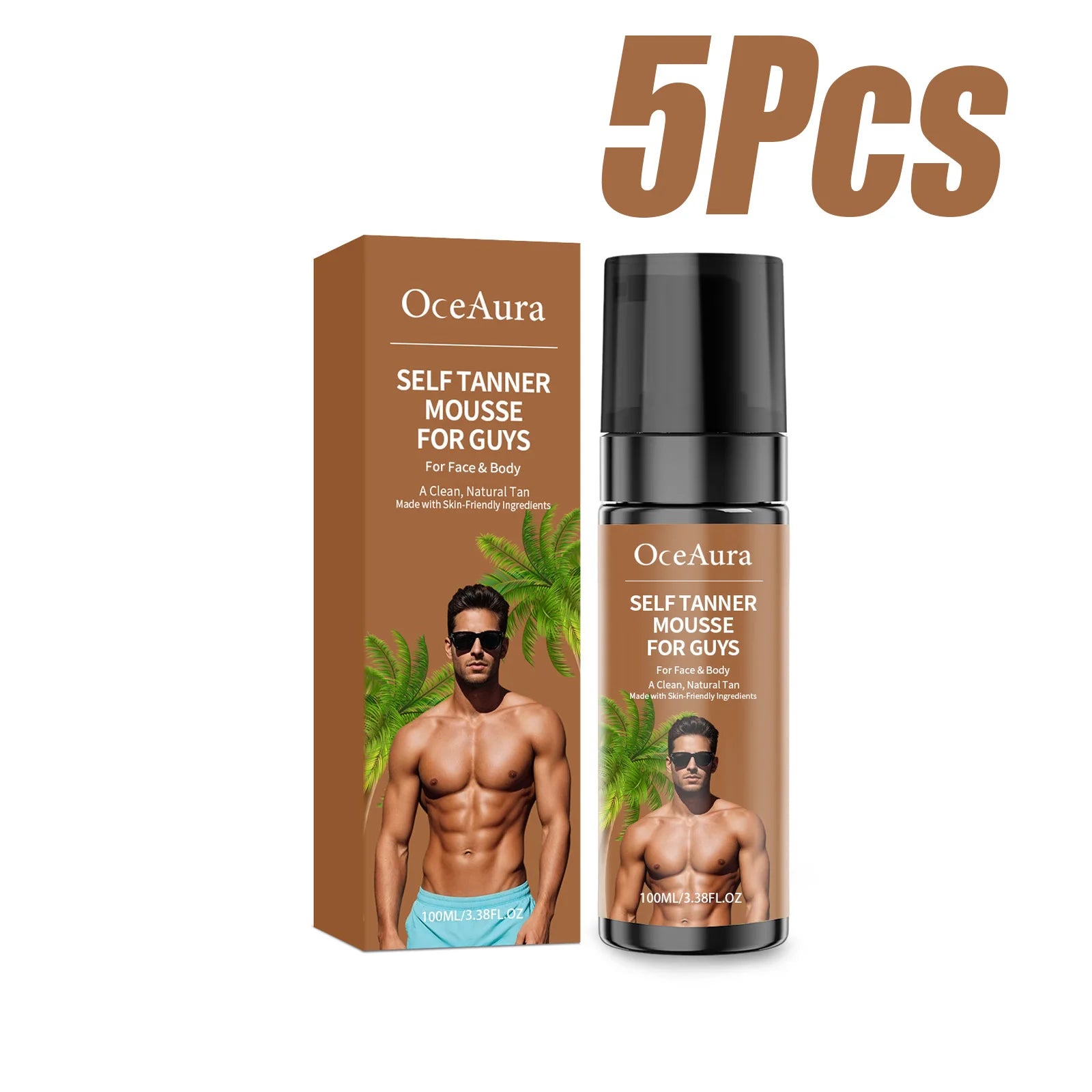 Self-Tanning Mousse – Natural Sunless Tan | Streak-Free & Quick-Drying | 100ml
