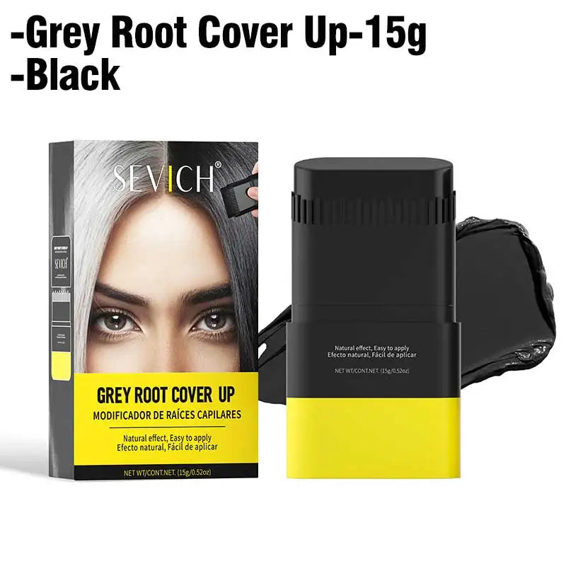 Hair Color Touch-Up Stick – Instant Gray Hair & Root Concealer for Men & Women | Waterproof | 15g