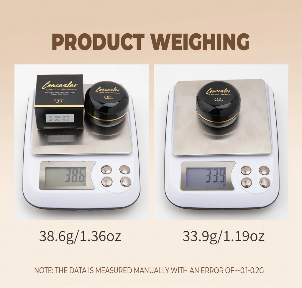 QIC Full Coverage Concealer Q527 | Tattoo & Scar Cover | Waterproof Finish