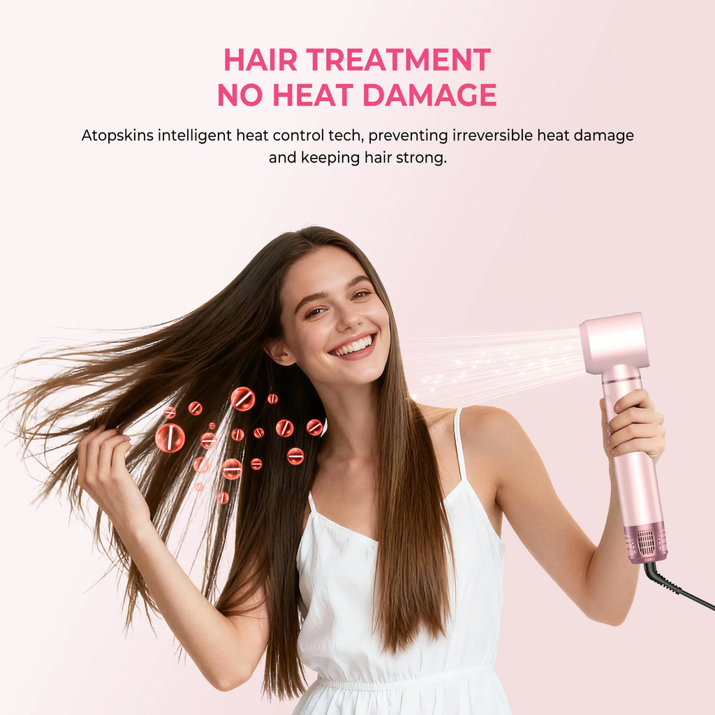 5-in-1 Hot Air Hair Styler | Dryer, Curler, Straightener & Volumizing Brush