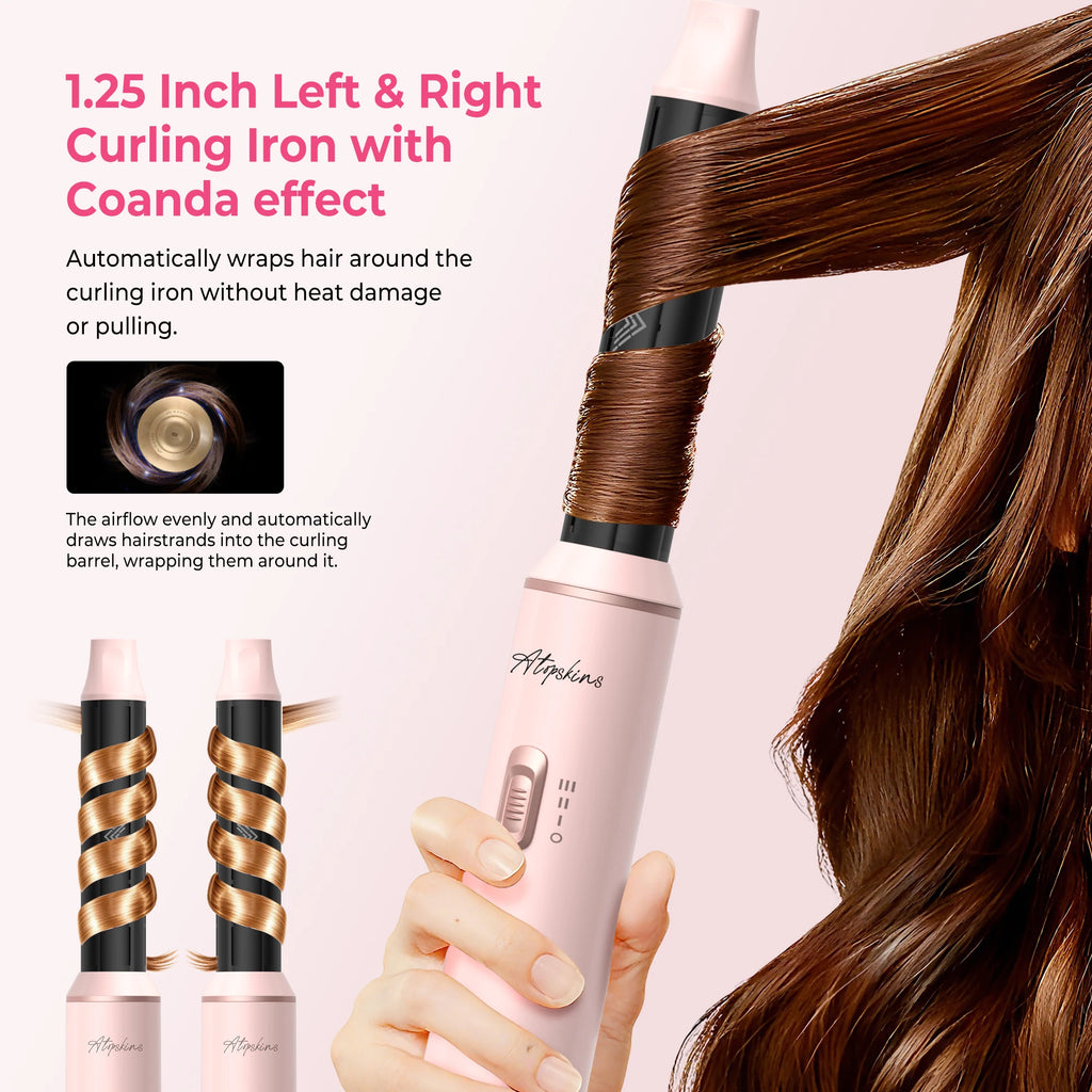 5-in-1 Hot Air Hair Styler | Dryer, Curler, Straightener & Volumizing Brush